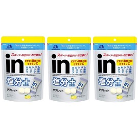 Morinaga Seika In Tablet Salt Plus 2.8 oz (80 g) x 3 Bags