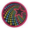 Retro Star Rainbow Disco Vintage Style SEW ON Garment Patch