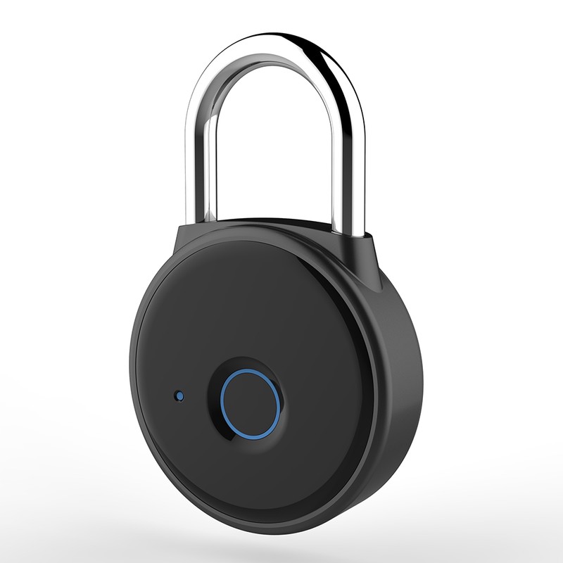 W08 Smart Fingerprint Padlock USB Rechargeable Security Lock IP65 Waterproof