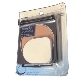 Covergirl Simply Powder Foundation (545) Warm Beige (Blue/White Card)
