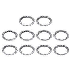 sourcing map Bicycle Crank Ball Bearing 3/16Inch (4mm) x 20 Balls, 10pcs Replacement Ball Bearings for Bottom Bracket Bearing Bike Wheel Frame Bearing Repair