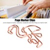 100pcs Flamingo Paper Clip Cute Animal Shape File Note Page