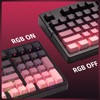 ZORNHER ZH980 Mechanical Keyboard Wireless,95% Pink Creamy Keyboard with Number