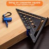 Tall Stair Gauge for Framing Square Carpentry Rafter Layout Attachment