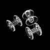Ruimou 20Pcs Pleated Shade Hold Downs Spool Tensioner for Window