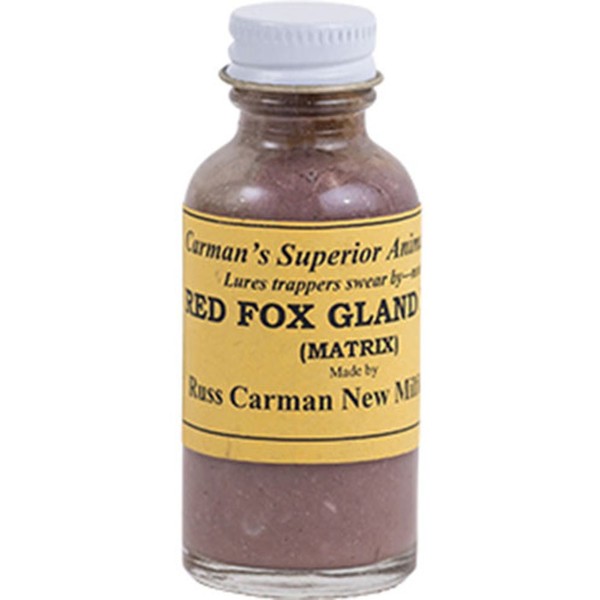 Red Fox Gland Lure by Russ Carman (1 oz. Bottle)