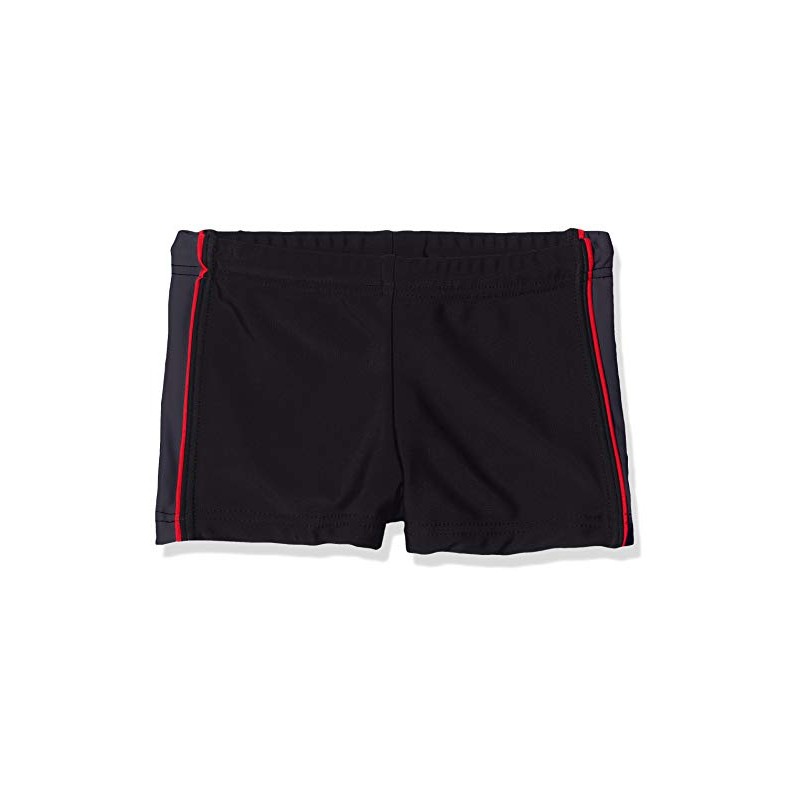 Haute Pression Jungen B16 Badehose, Noir/Gris/Rouge, 10A