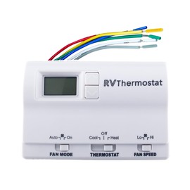 83303862 Rv Thermostat Heat/cool T-Stat Wall Compatible with coleman mach 8330-336 337 338 339 368 386 Digital Thermostat Replaceable Non Display Thermostat Temperature adjustment range -1to37℃(white)