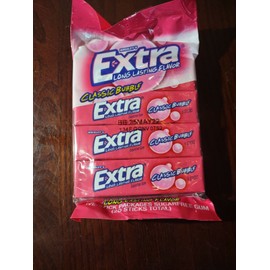 Wrigley Extra Long Lasting Flavor Classic Bubble