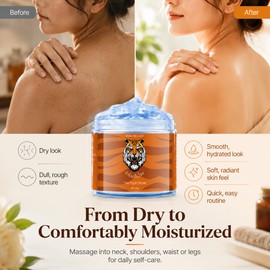 Thai Tiger Massage Cream for Body Care – Moisturizing Comfort Cream for Neck, Shoulder, Waist & Legs