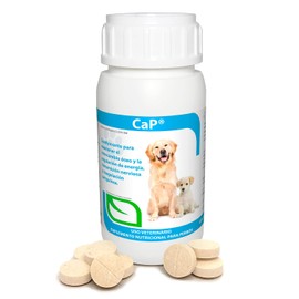 RUILAND Ca-P Suplemento con Vitamina D, Calcio y Fósforo para Perros | Apoya Energía y Salud Ósea | Tabletas Masticables para Cachorros, Adultos y Perros en Gestación o Lactación | Dosis Ideal