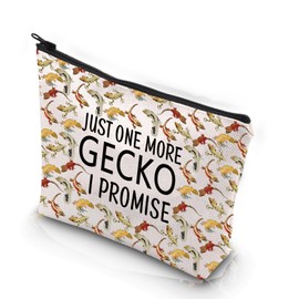 Reptile Makeup Bag Reptile Lover Gift Animal Themed Gift Gecko Lover Gift Funny Reptile Cosmetic Bag (More Reptile ca)