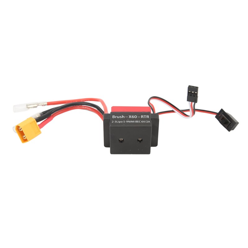 60A Brushed ESC XT60 Plug 6V 2A BEC Output 1/10
