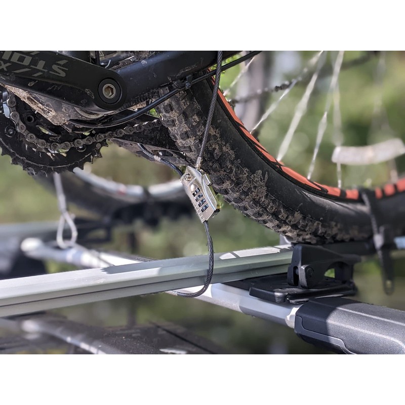 Lifeventure Compact And Thin Bike Lock, Ultra-Secure Compact 4-Digit Combination