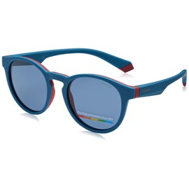 Polaroid Unisex Sunglasses, Clp/C3 Teal Red