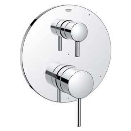 Grohe 29423000 Timeless Pressure Balance Valve Trim with 2-Way Diverter and Cartridge, Starlight Chrome