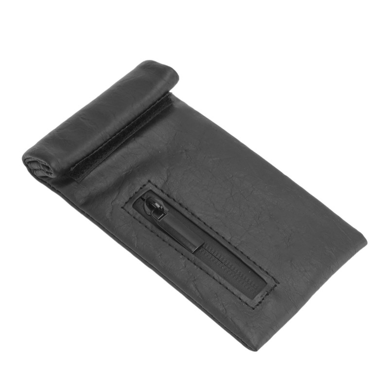 Smell Proof Bag PU Leather Waterproof Multipurpose Storage Bag for