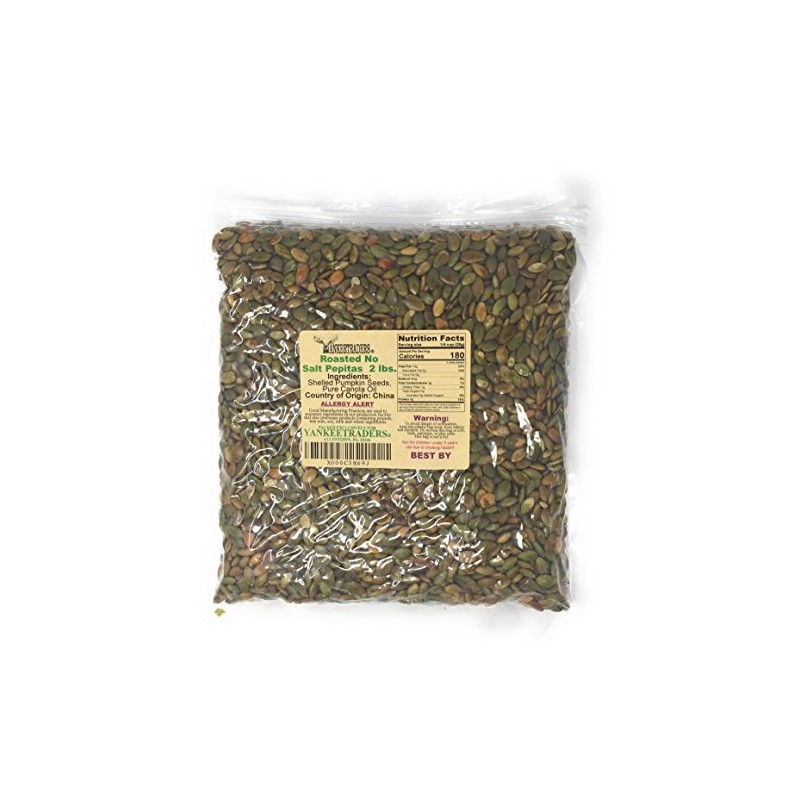 Pepita/Pumpkin Seeds - Roasted/No Salt Added ~ 2 Lbs