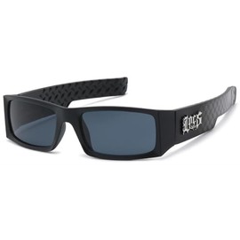 Locs Sunglasses Fashion City Rapper Poker Unisex Women Men 8LOC91167, Matte black frame, grey lenses