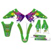 2003-2008 KX 125 Throwback Green Senge Graphics Base Kit Compatible