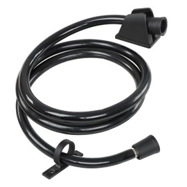 Empire Faucet RV Shower Head Hose Replacement - 60in Black Vinyl Flexible Shower Hose Extra Long Shower Wand Hose