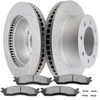 SCITOO Front 13.89" Brake Pads and Rotors Kits Fit For