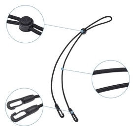 ZASIE Face Mask Holder, Face Mask Lanyard for Kids and Adults, Face Mask Extender Strap Holder, Face Mask Tightener, 5 Pack