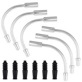 Giantree 12 Bicycle V Brake Noodle Cable, 90° and 110° Bicycle Bend Guide Tube Bicycle Cable Guide for Bicycle Brake Cable