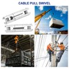 PATIKIL 3 Ton Cable Pulling Swivel, Alloy Wire Puller Cable