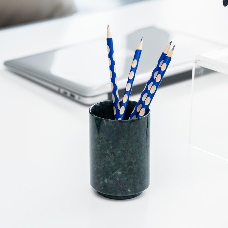Marble Toothbrush Holder & Elegant Multi-Functional Toothbrush Cup, Ideal for