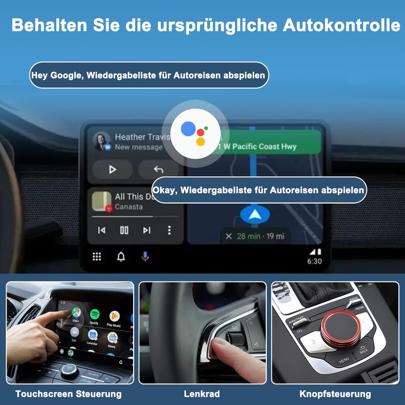 Android Car Wireless Adapter, Android Car Dongle for Android Car