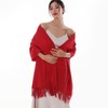 RIIQIICHY Scarf, Women's Cashmere Touch Scarf, Large Scarf, Wedding, Solid,