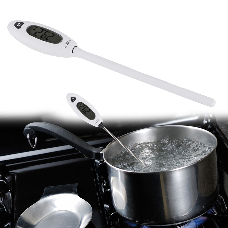 Food Thermometer Digital Meat Water Milk BBQ Cooking Probe Household