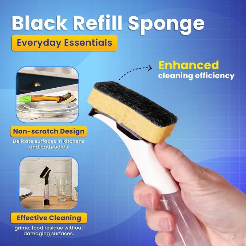 Zopper 9 x Dishmatic Extra Heavy Duty Refill Black -