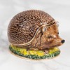 Juliana 15342 Hedgehog Trinket Box - Ornament - Treasured,Brown