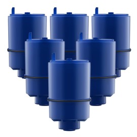 Crystala Filters Replacement for PUR® Water Filter Faucet, Replacement for RF9999® and RF-3375, Compatible with All Pur® Faucet Mount Filtration Systems, 6 Pack