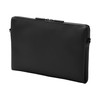 MUJI OHH68A4A Freely Combinable Storage Case, Rectangular, Thin, Large, Black,