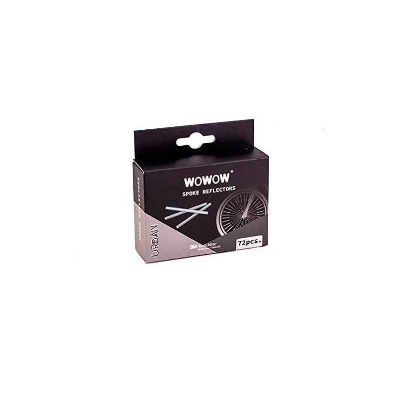 Wowow Unisex - Adult Spoke Reflector 03113156 Spoke Reflector, Silver,