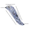 Portable Gua Sha Board Blue Jade Stone Facial Gua Sha