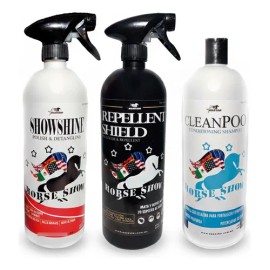Shampoo, Desenredante Y Repelente 1l C/u Horse Show