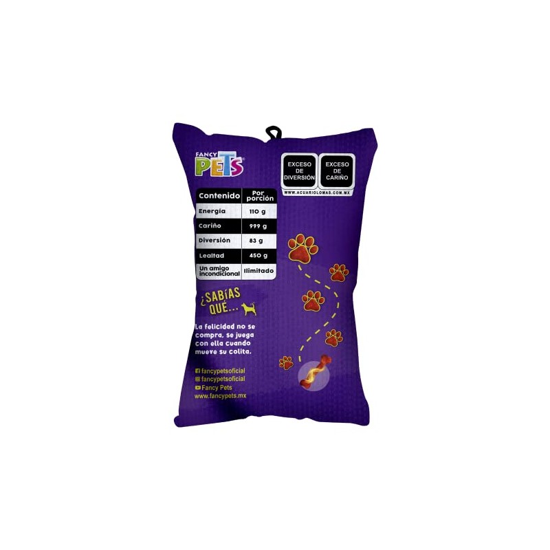 Fancy Pets Juguete para Perro Doggie Scrunch de Tela Fuego