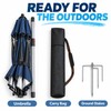 UPF 50+ Fishing Umbrella, Adjustable Tilting Outdoor Sunshade with Ventilated
