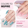 58PCS Acrylic Nail Kit for Beginners with Everything, 3 Colors