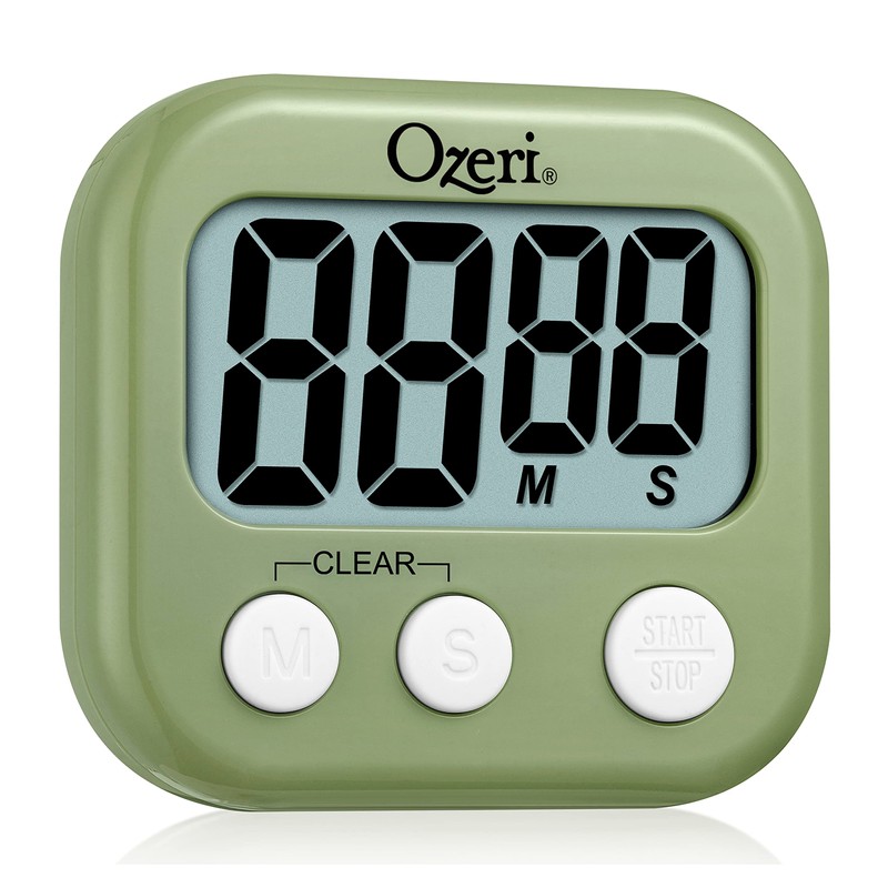 Ozeri Event Kitchen Timer, Calla Green