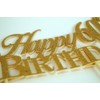 All About Details Happy 60th Birthday Cake Topper,1pc, 60th Birthday,