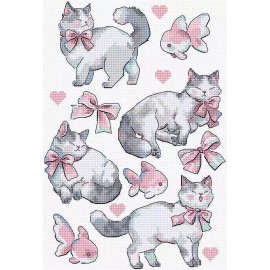 Letistitch Counted Cross Stitch Kit Pink Dreams L8801