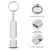 BuxiuGK 4 Piece Emergency Whistle Whistle Keyring Double Tubes Safety