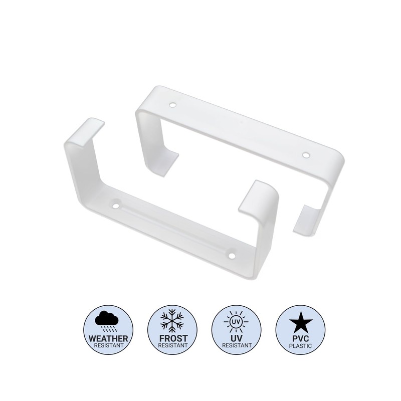 H&C VENT Pipe Bracket 55 x 110mm Clamps for Flat