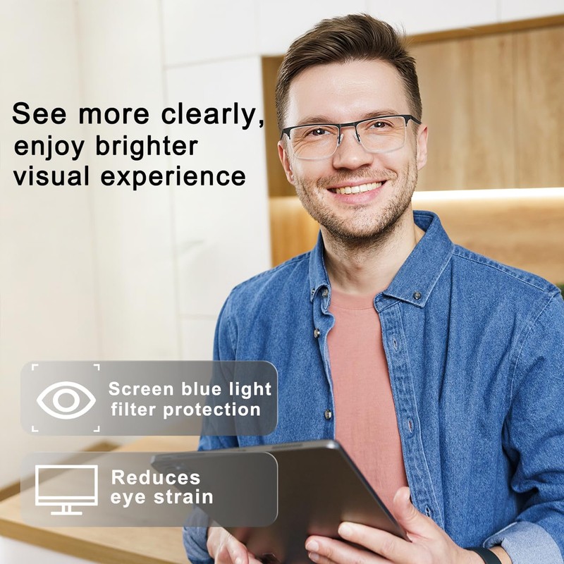 EYECEDAR 5 Pack Quality Reading Glasses Men Metal Half Frame