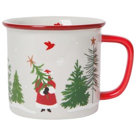 NOW DESIGNS Santa's Reindeer Heritage Mug, 1 EA